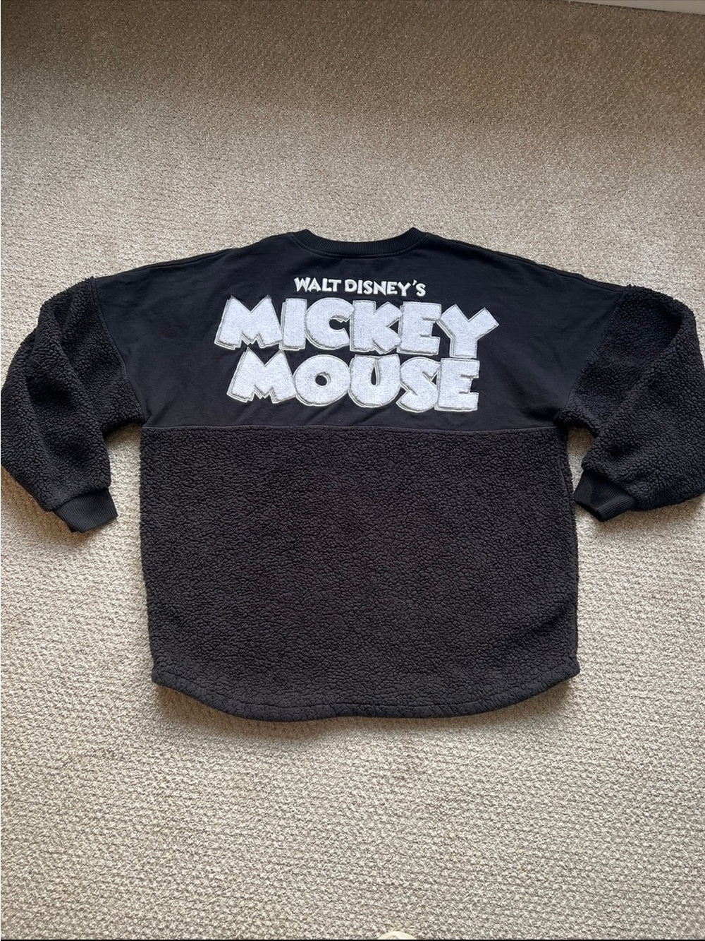 Disney Black Crewneck Spirit Jersey
